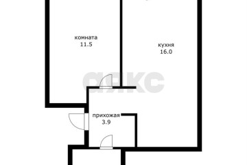 Фото №2: 1-комнатная квартира 38 м² - Новая Адыгея, мкр. жилой комплекс Дарград, ул. Тургеневское шоссе, 33/1к8