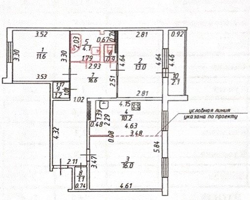 Фото №26: 3-комнатная квартира 76 м² - Нижнекамск, 34-й, ул. Рифката Гайнуллина, 20