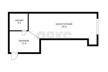 Фото №5: 1-комнатная квартира 49 м² - Краснодар, мкр. Музыкальный, ул. имени Мусоргского М.П., 3