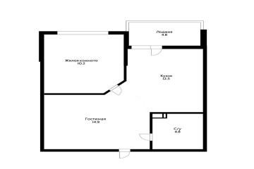 Фото №3: 1-комнатная квартира 46 м² - Краснодар, мкр. Черёмушки, ул. Кубанская, 47