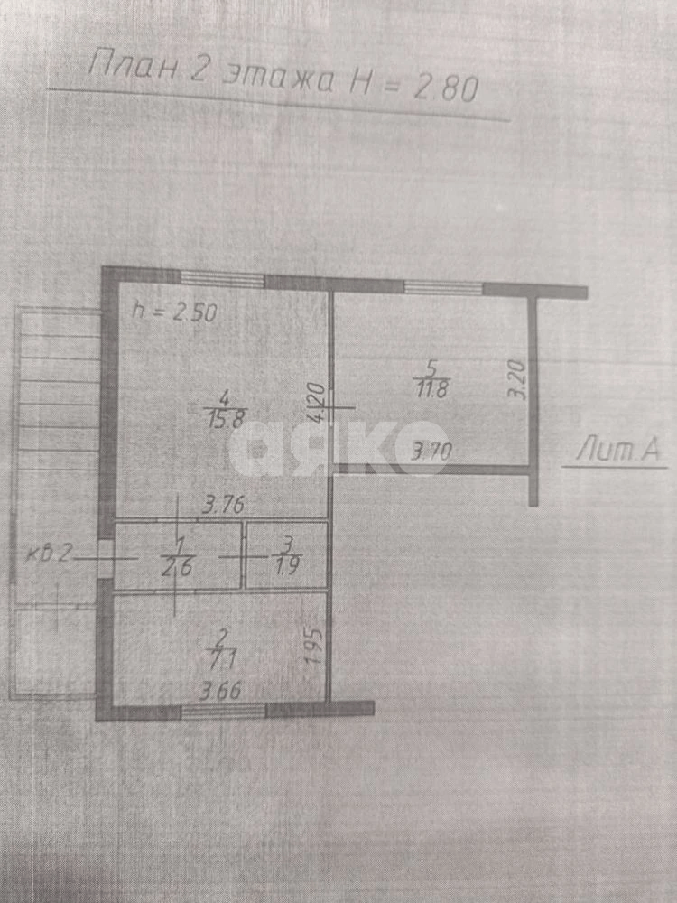 Фото №10: 2-комнатная квартира <span class="whitespace-nowrap">39 м²</span>, <span class="whitespace-nowrap">1/2 эт.</span> - Барановское, ул. Королькова, 104