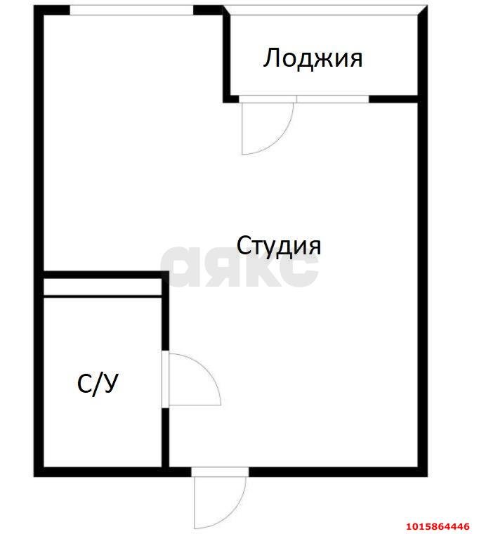 Фото №5: Студия 29 м² - Краснодар, Славянский, ул. Заполярная, 39к6