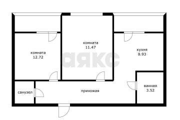 Фото №5: 2-комнатная квартира 48 м² - Краснодар, мкр. Завод Радиоизмерительных Приборов, ул. Петра Метальникова, 36