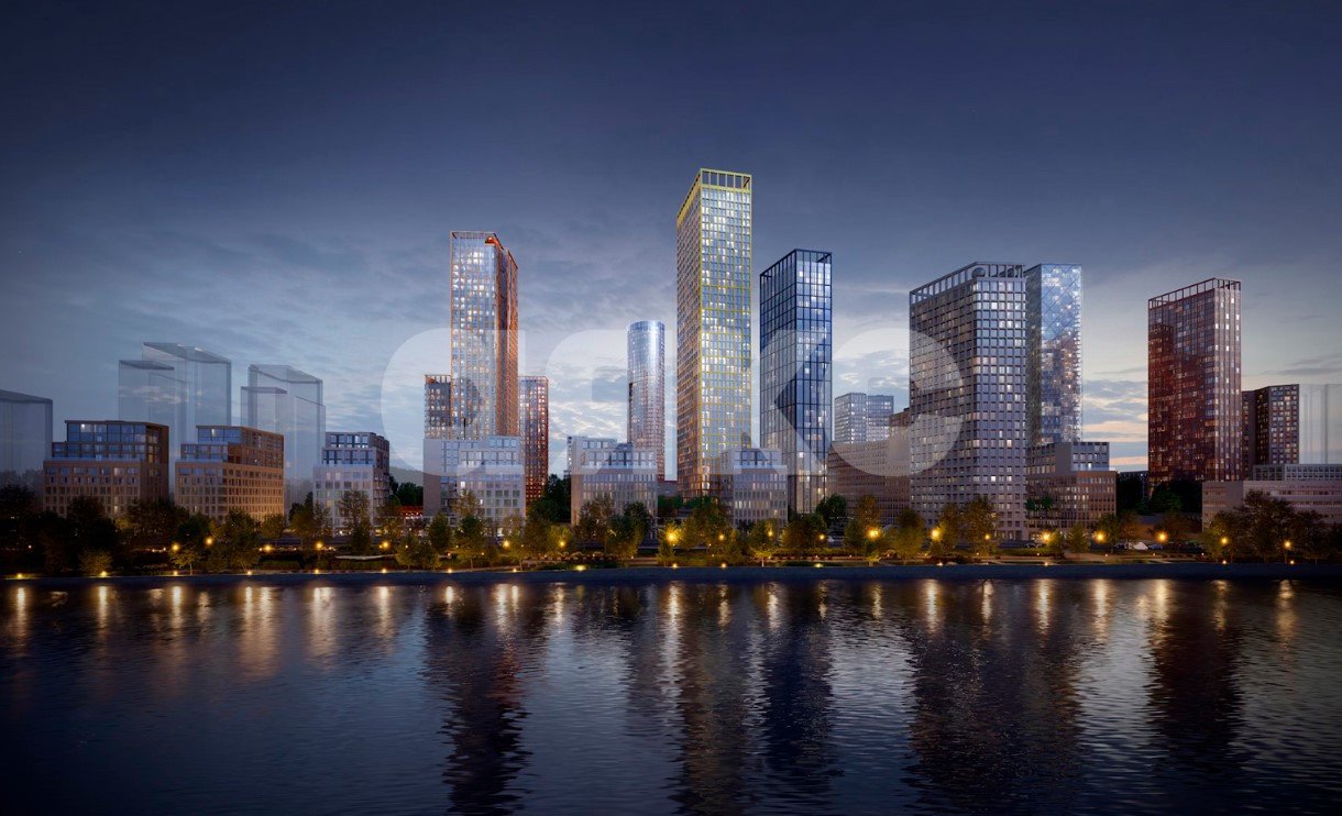 Фото №3: 2-комнатная квартира 61 м² - Москва, жилой комплекс Сидней Сити, к2/2