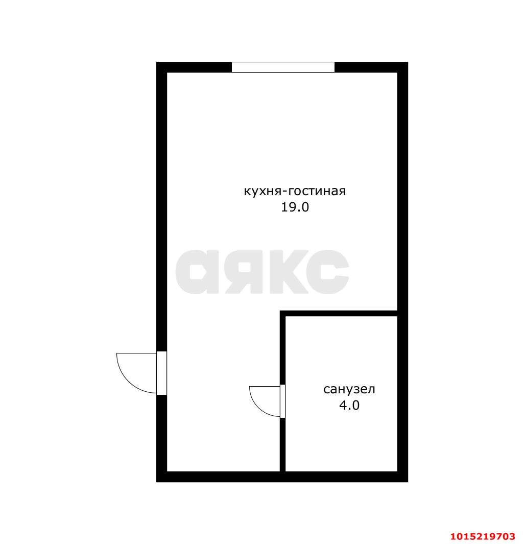 Фото №11: Студия 23 м² - Краснодар, Прикубанский внутригородской округ, Завод Радиоизмерительных Приборов, п. Калинино, пер. Гаражный, 12/3литА