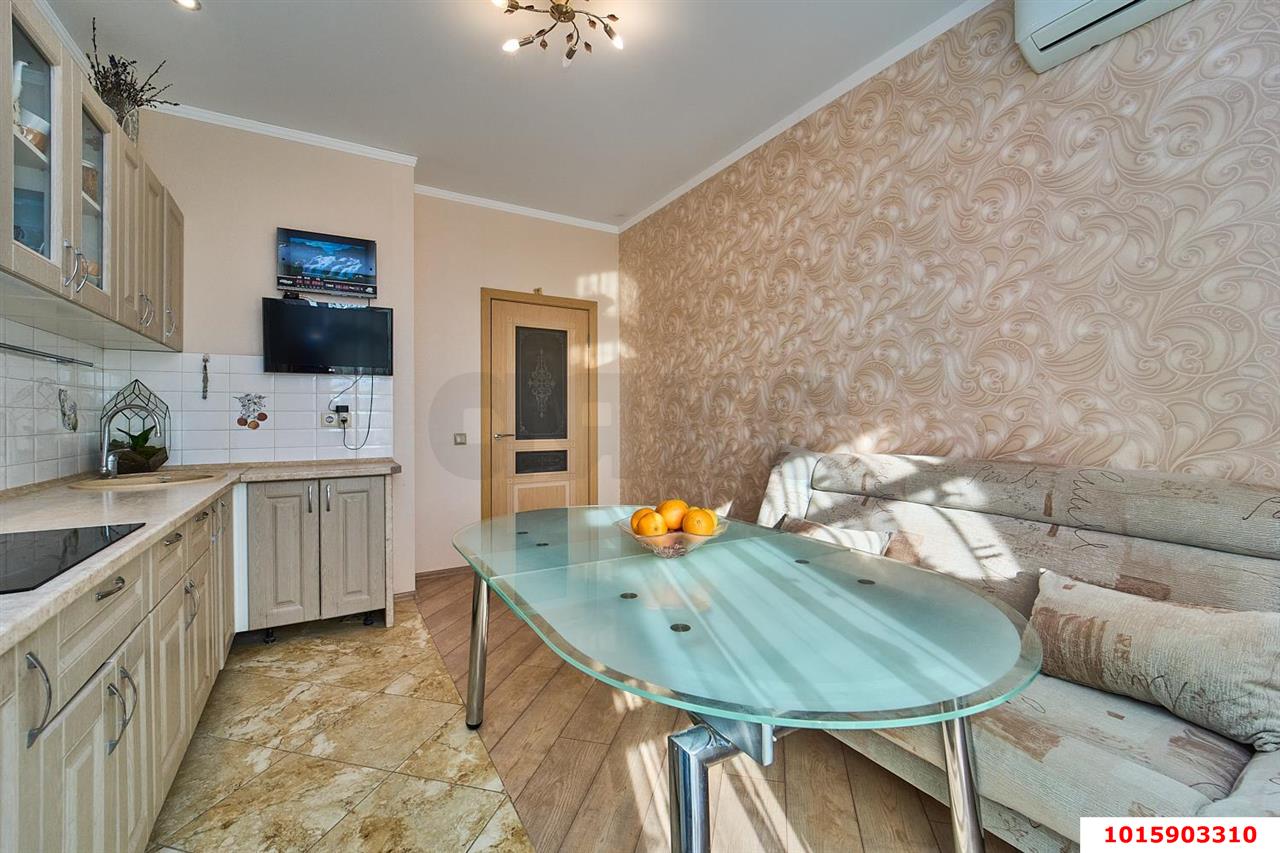 Фото №3: 1-комнатная квартира 48 м² - Краснодар, Солнечный, ул. имени Симиренко, 71к2