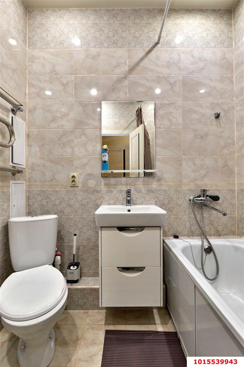 Фото №10: 1-комнатная квартира 42 м² - Краснодар, Фестивальный, ЖК Цветы, Прикубанский внутригородской округ, мкр. жилой комплекс Цветы, ул. Круговая, 4Вк2