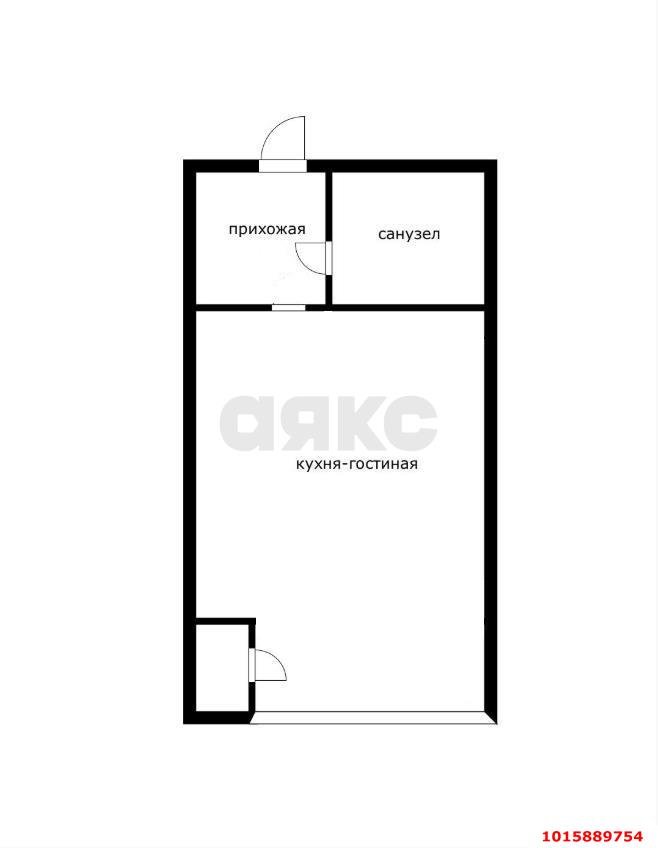 Фото №10: Студия 24 м² - Краснодар, жилой комплекс Зелёный театр, ул. Западный Обход, 39/1к4