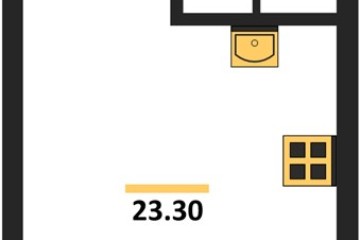 Фото №1: Студия 23 м² - Краснодар, мкр. Догма Парк, ул. Марины Цветаевой, 36