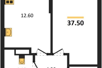 Фото №1: 1-комнатная квартира 37 м² - Краснодар, мкр. Догма Парк, ул. Марины Цветаевой, 36