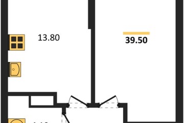 Фото №1: 1-комнатная квартира 39 м² - Краснодар, мкр. Догма Парк, ул. Марины Цветаевой, 36