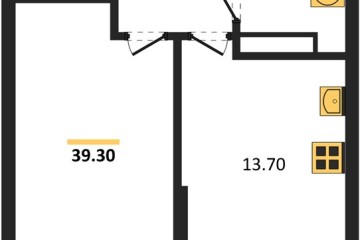 Фото №1: 1-комнатная квартира 39 м² - Краснодар, мкр. Прикубанский внутригородской округ, ул. Марины Цветаевой, 35