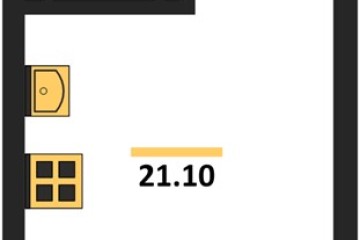 Фото №1: Студия 21 м² - Краснодар, мкр. Прикубанский внутригородской округ, ул. Марины Цветаевой, 35