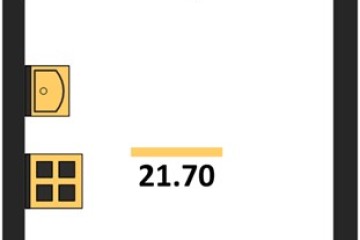 Фото №1: Студия 21 м² - Краснодар, мкр. Прикубанский внутригородской округ, ул. Марины Цветаевой, 35
