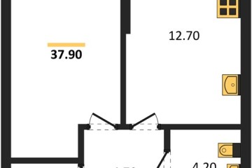 Фото №1: 1-комнатная квартира 37 м² - Краснодар, мкр. Прикубанский внутригородской округ, ул. Марины Цветаевой, 35