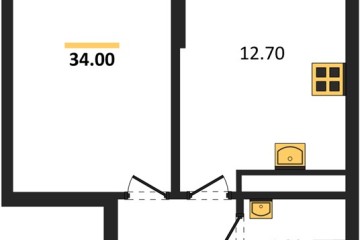 Фото №1: 1-комнатная квартира 34 м² - Краснодар, мкр. Прикубанский внутригородской округ, ул. Марины Цветаевой, 35