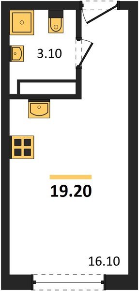 Фото №1: Студия 19 м² - Краснодар, Догма Парк, мкр. Прикубанский внутригородской округ, ул. Марины Цветаевой, 35