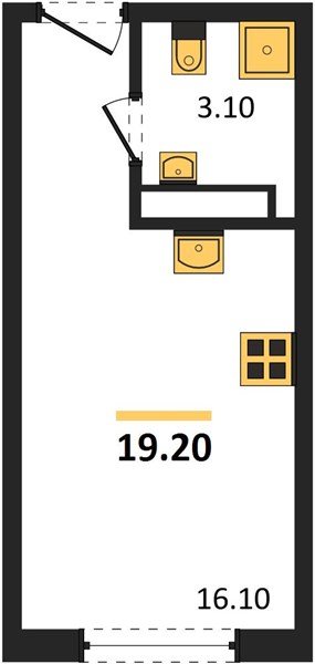 Фото №1: Студия 19 м² - Краснодар, Догма Парк, мкр. Прикубанский внутригородской округ, ул. Марины Цветаевой, 35