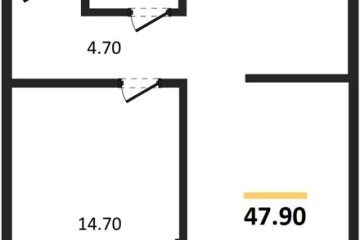 Фото №1: 1-комнатная квартира 47 м² - Краснодар, мкр. Прикубанский внутригородской округ, ул. Марины Цветаевой, 35