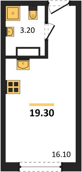 Фото №1: Студия 19 м² - Краснодар, Догма Парк, мкр. Прикубанский внутригородской округ, ул. Марины Цветаевой, 35
