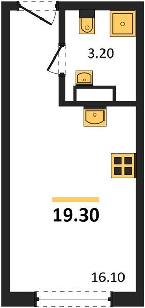 Фото №1: Студия 19 м² - Краснодар, Догма Парк, мкр. Прикубанский внутригородской округ, ул. Марины Цветаевой, 35