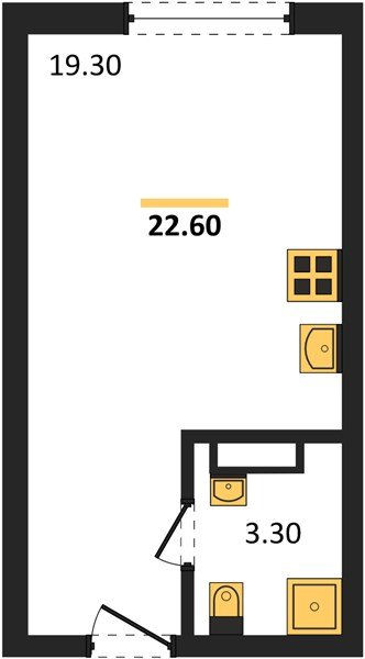 Фото №1: Студия 22 м² - Краснодар, Догма Парк, мкр. Прикубанский внутригородской округ, ул. Марины Цветаевой, 35
