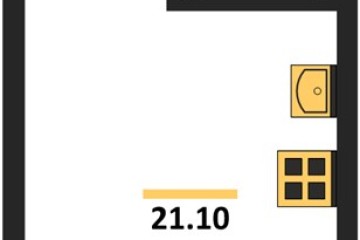 Фото №1: Студия 21 м² - Краснодар, мкр. Прикубанский внутригородской округ, ул. Марины Цветаевой, 35