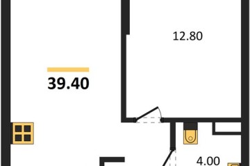 Фото №1: 1-комнатная квартира 39 м² - Краснодар, мкр. Прикубанский внутригородской округ, ул. Марины Цветаевой, 35