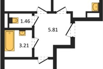 Фото №1: 2-комнатная квартира 60 м² - Краснодар, мкр. жилой комплекс Архитектор, 