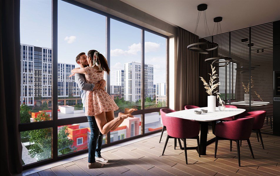 Фото №4: 2-комнатная квартира 50 м² - Краснодар, Прикубанский внутригородской округ, мкр. жилой комплекс Архитектор