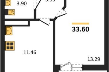 Фото №1: 1-комнатная квартира 33 м² - Краснодар, мкр. жилой комплекс Архитектор, 