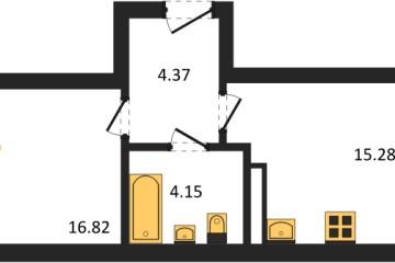 Фото №1: 1-комнатная квартира 42 м² - Краснодар, мкр. жилой комплекс Архитектор, 