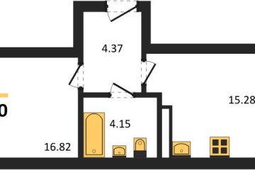 Фото №1: 1-комнатная квартира 42 м² - Краснодар, мкр. жилой комплекс Архитектор, 