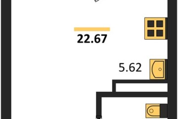 Фото №1: Студия 22 м² - Краснодар, мкр. жилой комплекс Архитектор, 