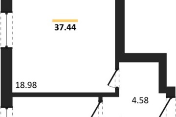 Фото №1: 1-комнатная квартира 38 м² - Краснодар, мкр. жилой комплекс Архитектор, 