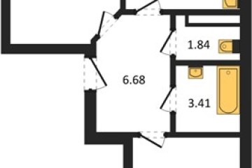 Фото №1: 2-комнатная квартира 60 м² - Краснодар, мкр. жилой комплекс Архитектор, 