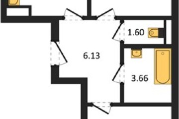 Фото №1: 2-комнатная квартира 59 м² - Краснодар, мкр. жилой комплекс Архитектор, 