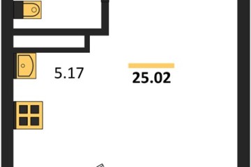 Фото №1: Студия 25 м² - Краснодар, мкр. жилой комплекс Архитектор, 