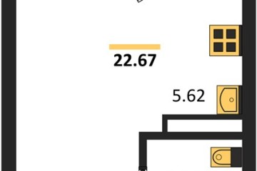 Фото №1: Студия 22 м² - Краснодар, мкр. жилой комплекс Архитектор, 