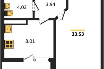 Фото №1: 1-комнатная квартира 33 м² - Краснодар, мкр. жилой комплекс Архитектор, 