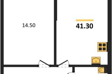 Фото №1: 1-комнатная квартира 41 м² - Краснодар, мкр. Прикубанский внутригородской округ, 