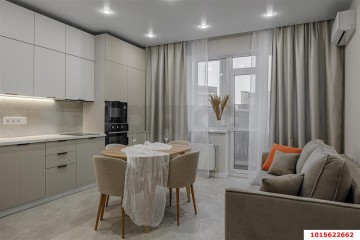 Фото №1: 2-комнатная квартира 60 м² - Краснодар, мкр. жилой комплекс Свобода, ул. Домбайская, 55к1