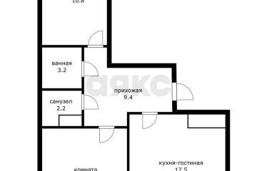 Фото №2: 2-комнатная квартира 60 м² - Краснодар, мкр. жилой комплекс Свобода, ул. Домбайская, 55к1
