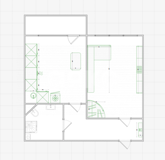 Фото №14: 1-комнатная квартира 32 м² - Тула, Петровский квартал, ул. Лётчика Пирожкова, 5