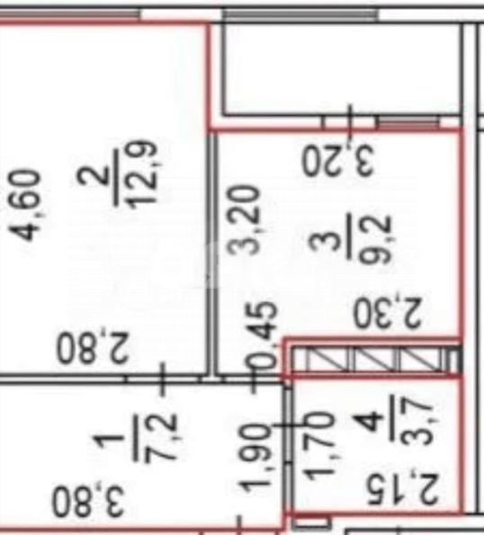 Фото №12: 1-комнатная квартира 35 м² - Симферополь, жилой комплекс Тюльпаны, пр-кт Александра Суворова, 107