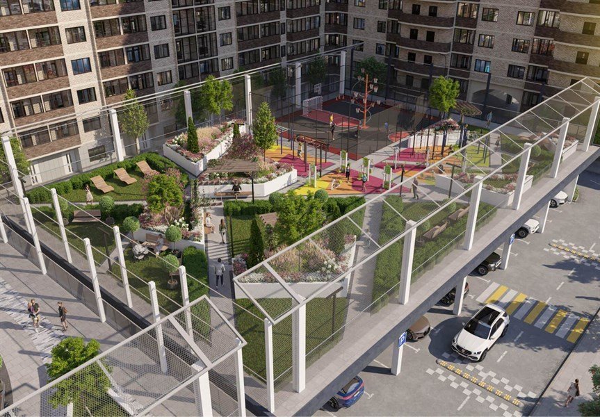 Фото №2: 1-комнатная квартира 40 м² - Краснодар, Прикубанский внутригородской округ, Завод Радиоизмерительных Приборов, мкр. Музыкальный, ул. Российская, 257/7