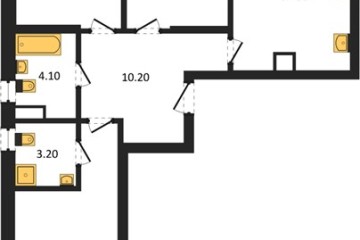 Фото №1: 3-комнатная квартира 82 м² - Краснодар, мкр. Прикубанский внутригородской округ, 