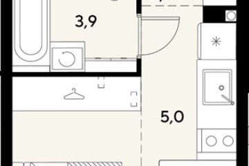 Фото №1: Студия 22 м² - Краснодар, мкр. Прикубанский внутригородской округ, 
