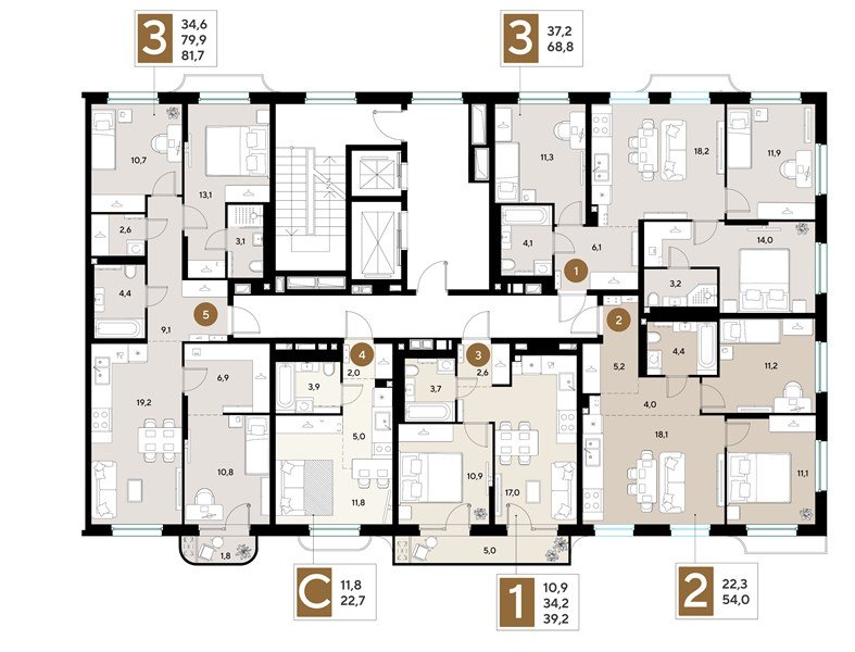 Фото №8: Студия 22 м² - Краснодар, мкр. Прикубанский внутригородской округ