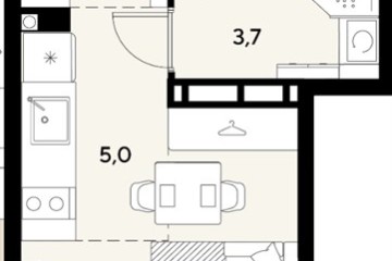 Фото №1: Студия 20 м² - Краснодар, мкр. Прикубанский внутригородской округ, 